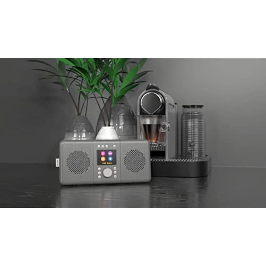 Pure Elan Connect+ Internet Radio | DAB+/FM, Bluetooth 5.0 - Charcoal