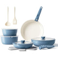 Redchef 16-Piece Ceramic Cookware Set | Nonstick Pots and Pans – Blue