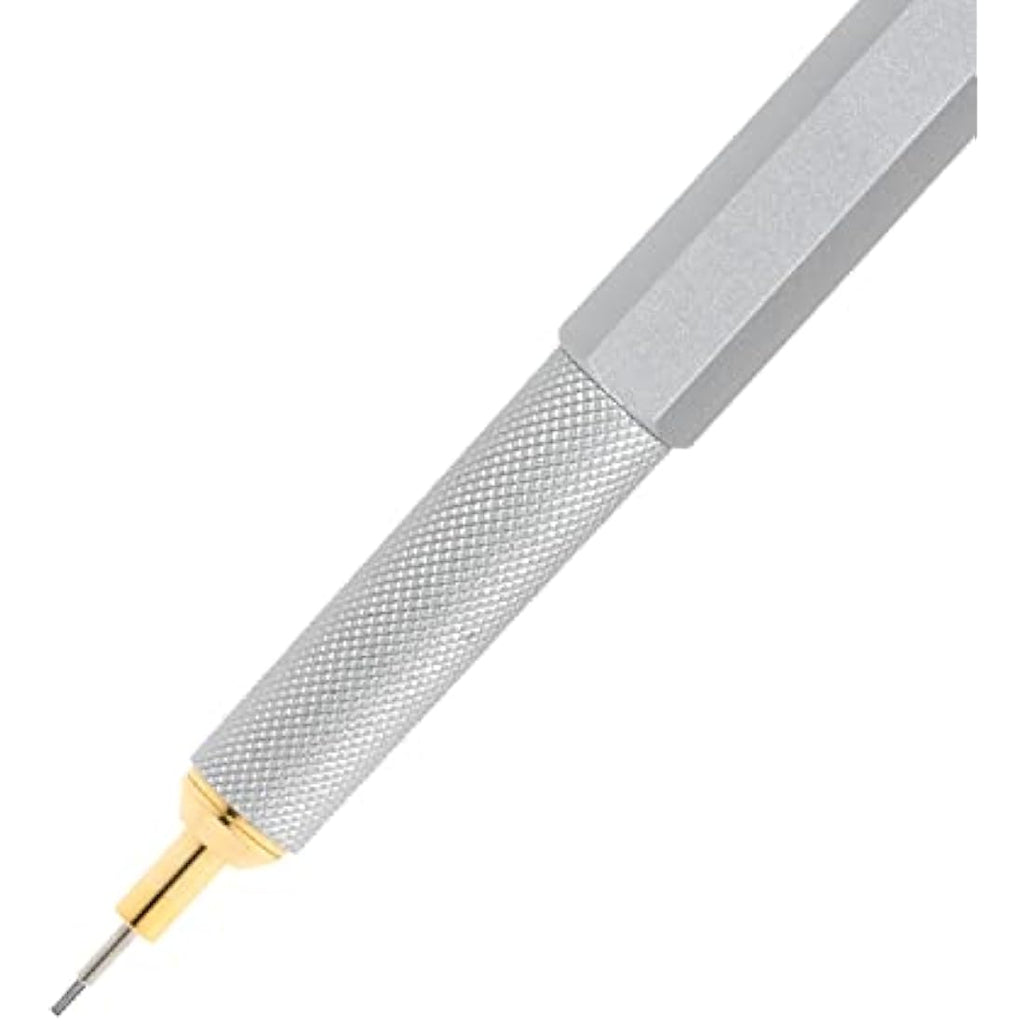 rOtring 800 Mechanical Pencil | 0.5 mm | Silver Metal Retractable Body