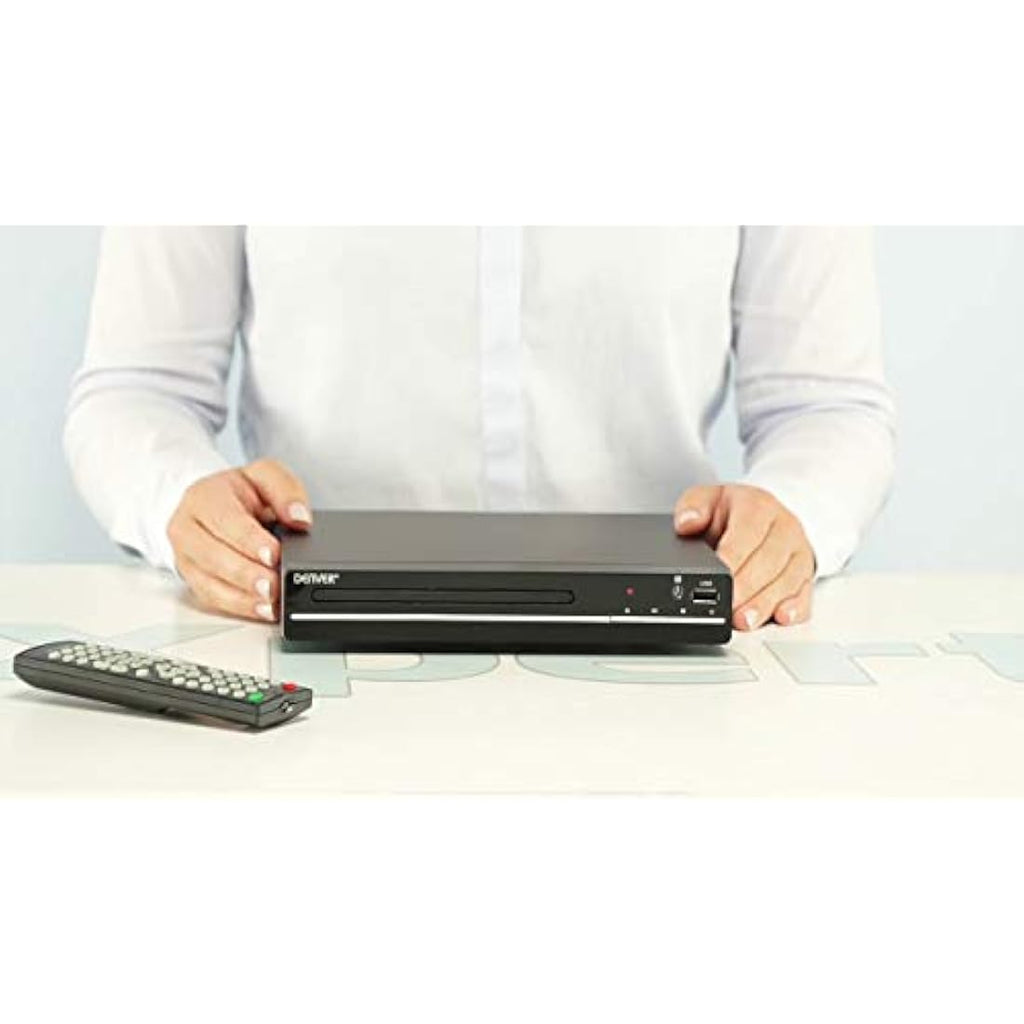 Denver DVH-7787 Multi Region DVD Player | Full HD 1080p Upscaling & USB
