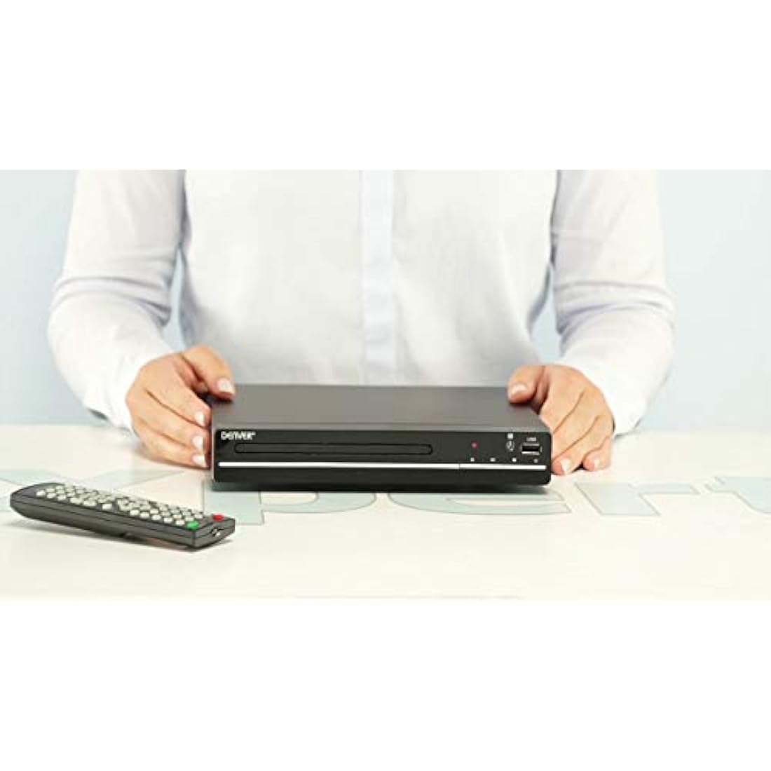 Denver DVH-7787 Multi Region DVD Player | Full HD 1080p Upscaling & USB