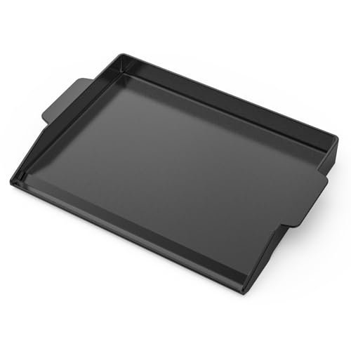 Onlyfire Enamelled Cast Iron Griddle Plancha | 23x16 Non-Stick Grill Plate