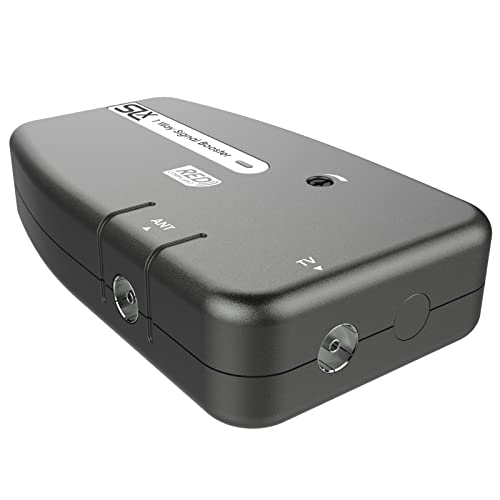 SLx 1-Way TV Signal Booster | 4G/5G Filtered Aerial Amplifier with Coax