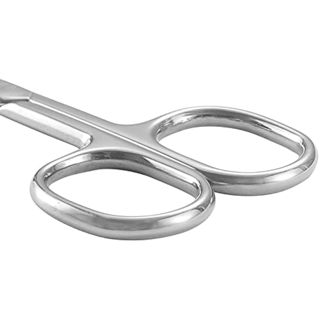 LIVINGO Stainless Steel Manicure Scissors – Curved Blade Beauty Tool