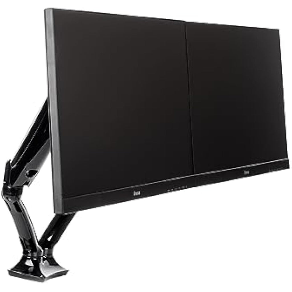 iiyama DS3002C-B1 Dual Gas Spring Monitor Arm – 27" Desk Mount