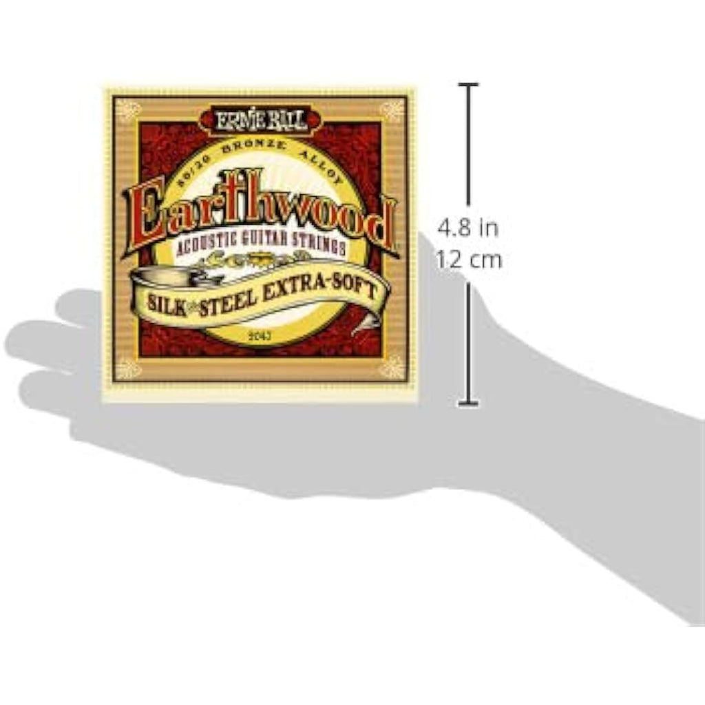 Ernie Ball Earthwood Silk and Steel Acoustic Guitar Strings - 10-50