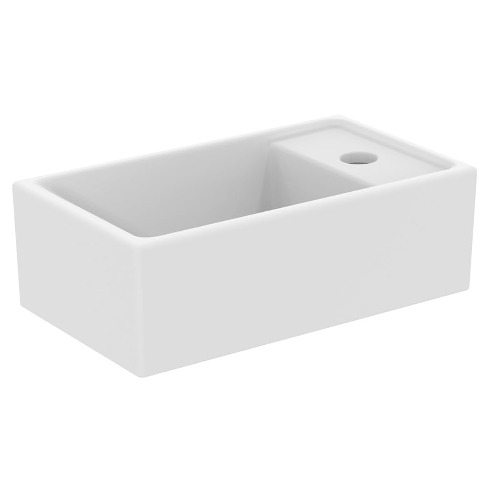 Ideal Standard i.Life S 37cm Cloakroom Basin | Right Hand Sink - White