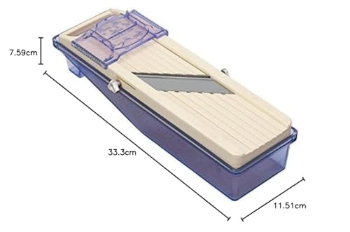Benriner BN-3 Japanese Mandoline Slicer with 3 Stainless Steel Blades