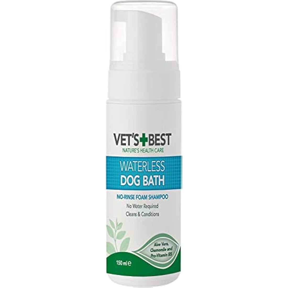 Vet's Best Waterless Dog Shampoo - Natural No-Rinse Foam for Itch Relief