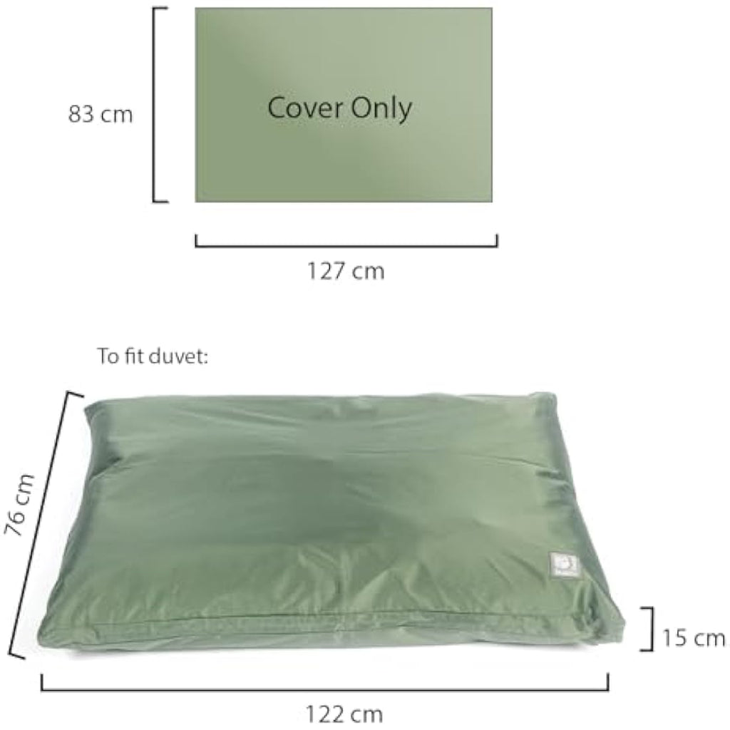 Danish Design County Green Waterproof Dog Bed – Heavy Duty Wipe Clean