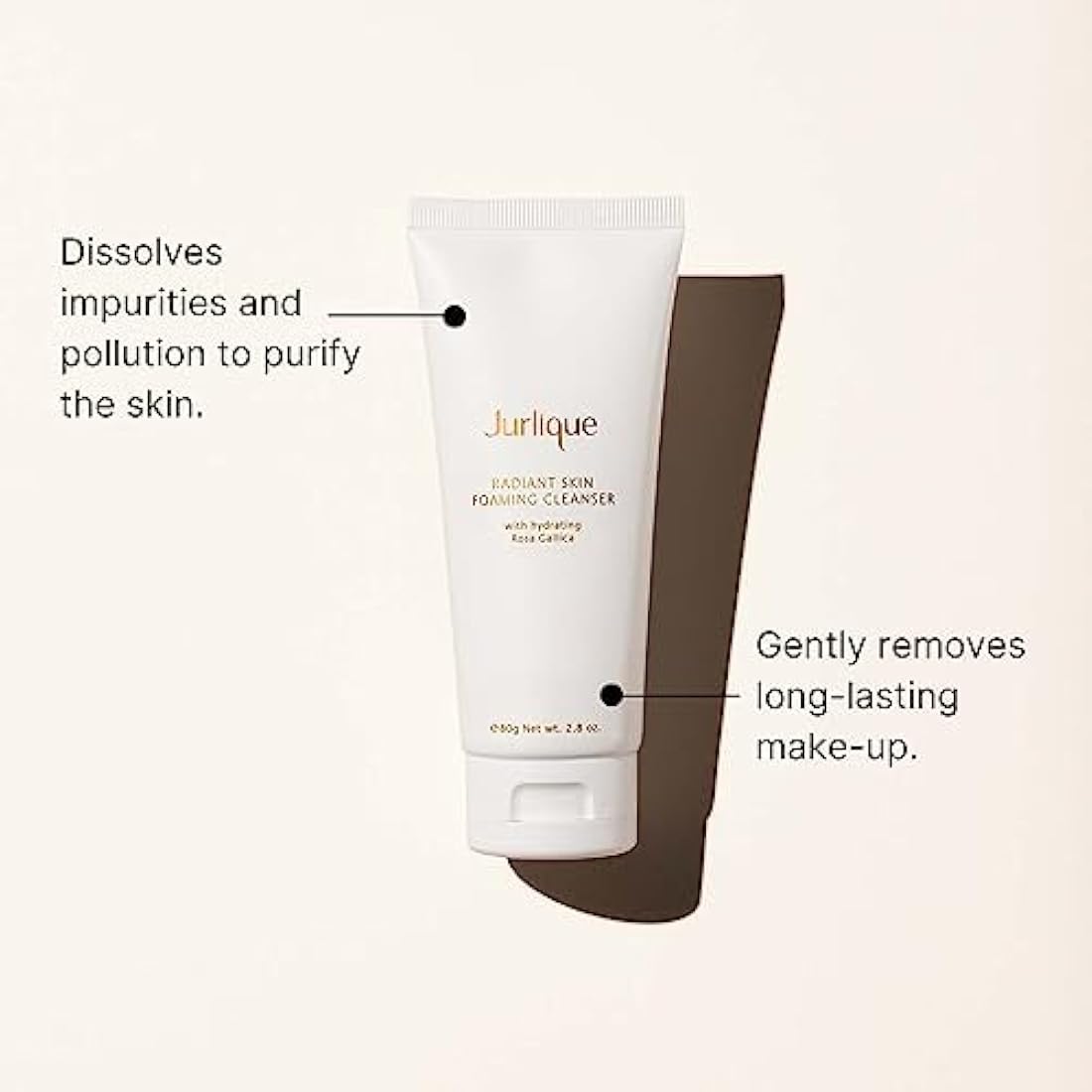 Jurlique Radiant Skin Foaming Cleanser – Natural Exfoliating Face Wash – 80g