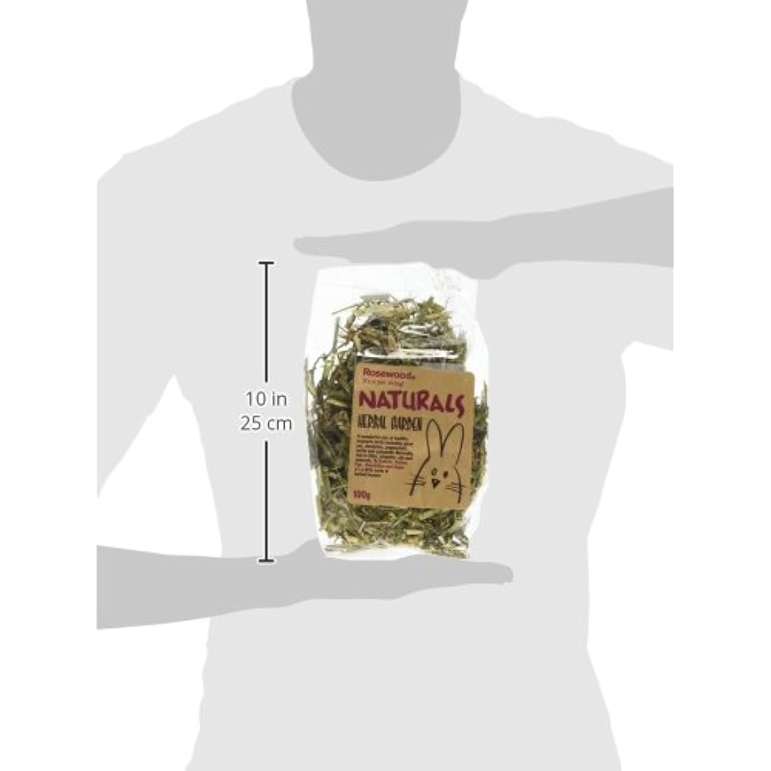 Rosewood Naturals Herbal Garden Salad – Small Animal Treat, 100g