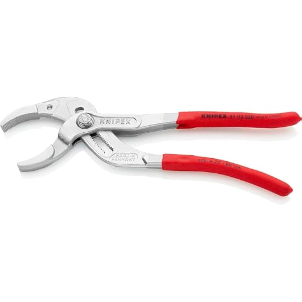 Knipex Siphon and Connector Pliers – 250mm Chrome-Plated Tool