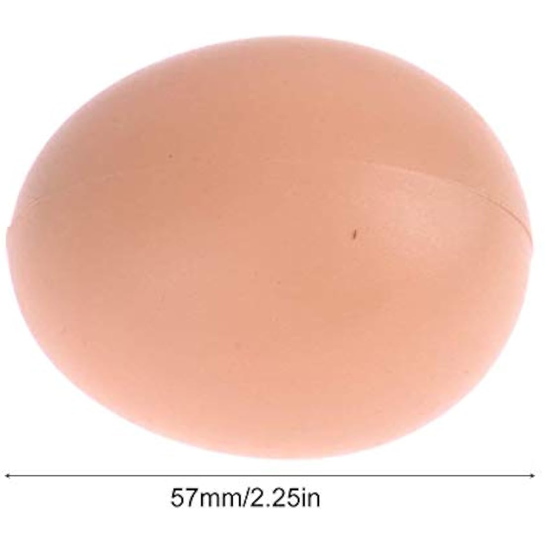 Jolof Store 20Pcs Artificial Chicken Eggs – Realistic Brown Nesting Eggs