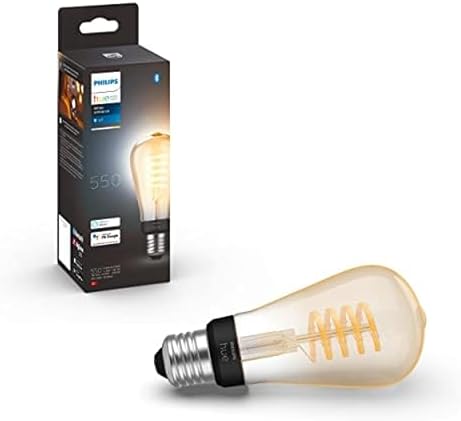 Philips Hue White Ambiance ST64 Filament Smart LED Bulb | E27