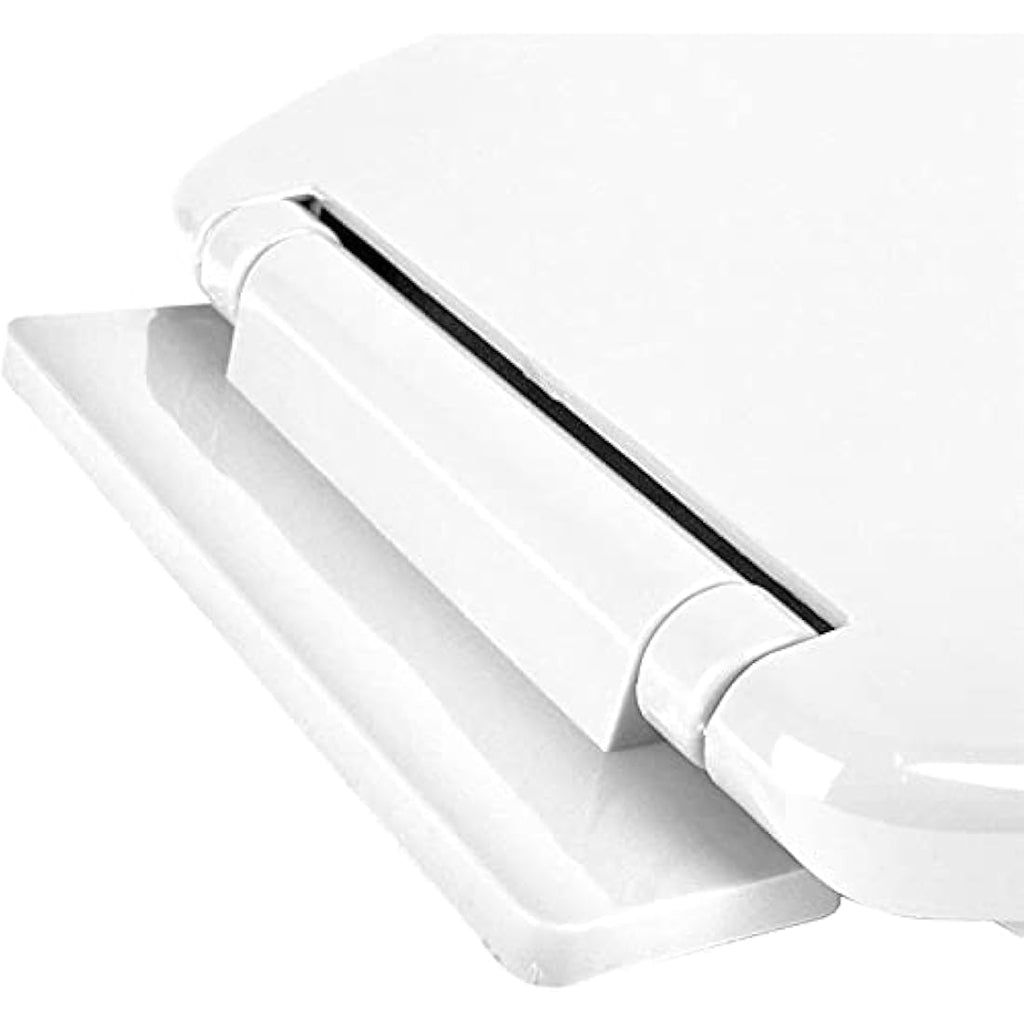 Ram White Soft Close Toilet Seat | O Shape with Quick Release Hinges