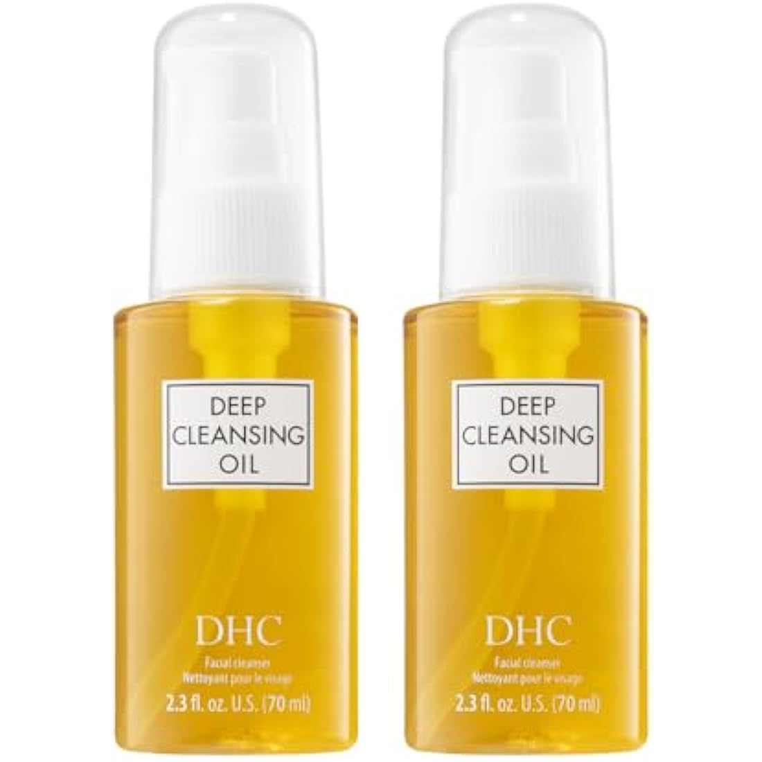 DHC Deep Cleansing Oil - Organic Olive Oil Facial Cleanser, 70ml 2-Pack