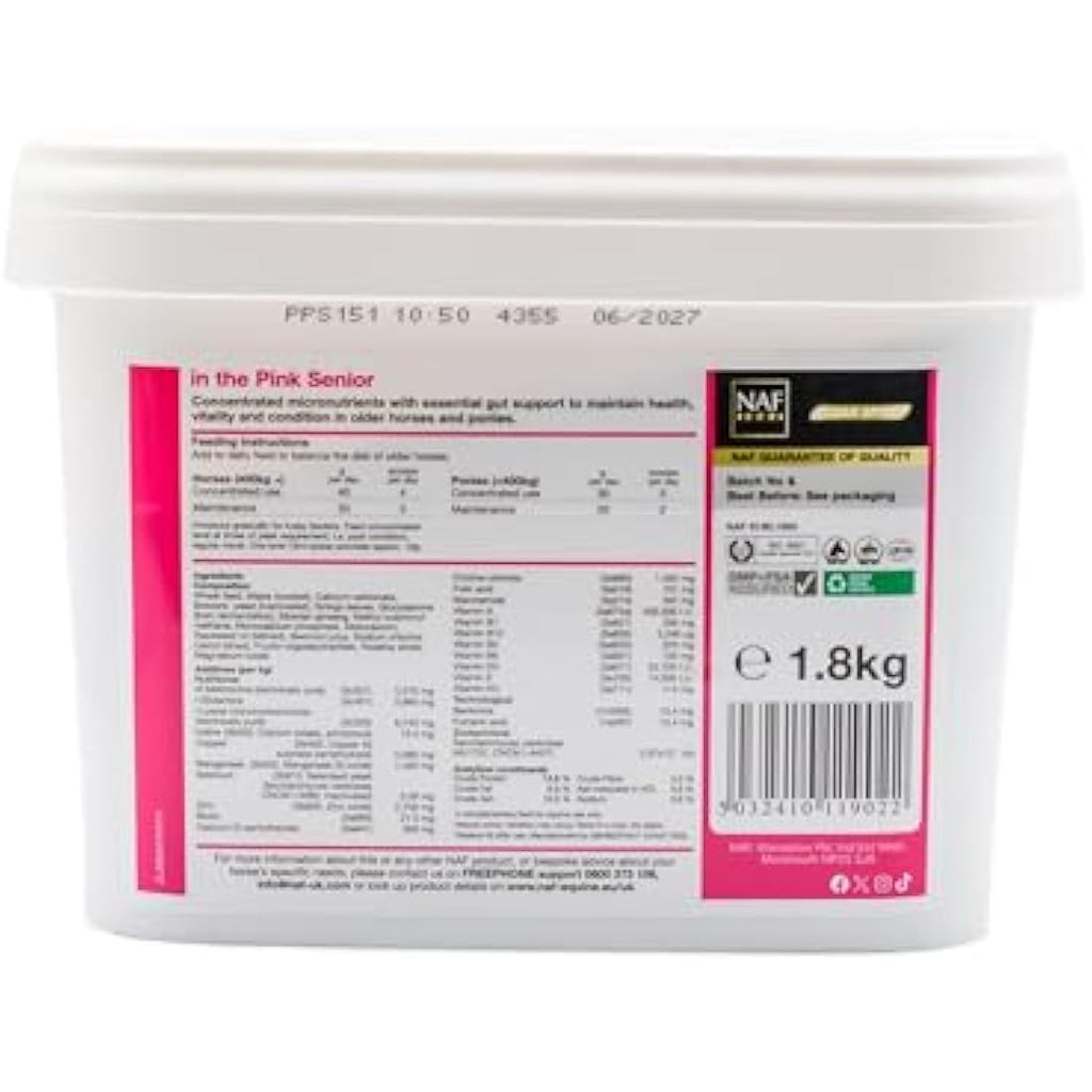 NAF In the Pink Senior 1.8kg – Horse Joint & Digestive Supplement