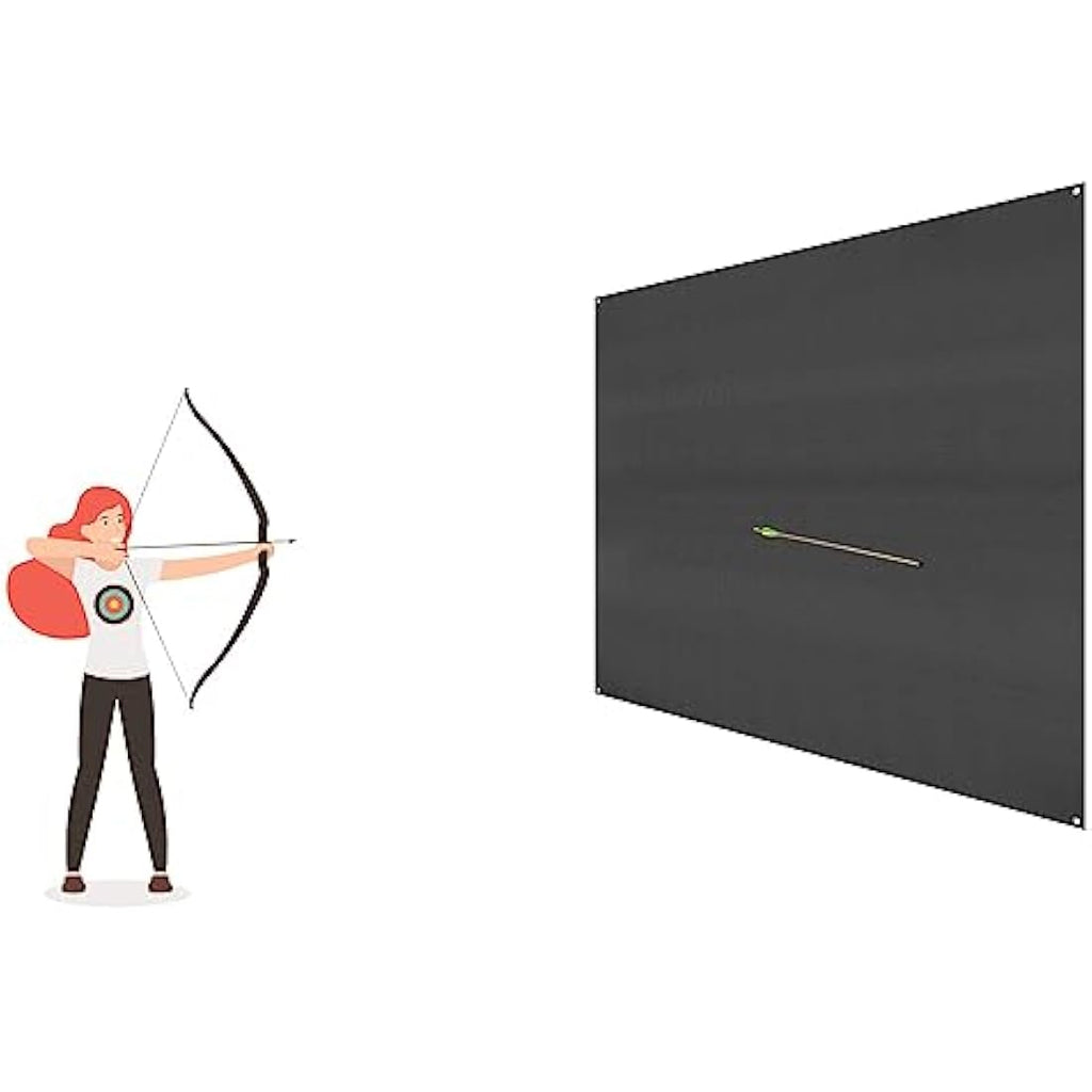 Aoneky Heavy Duty Archery Target Backstop Netting - 2mm Fiber Cloth