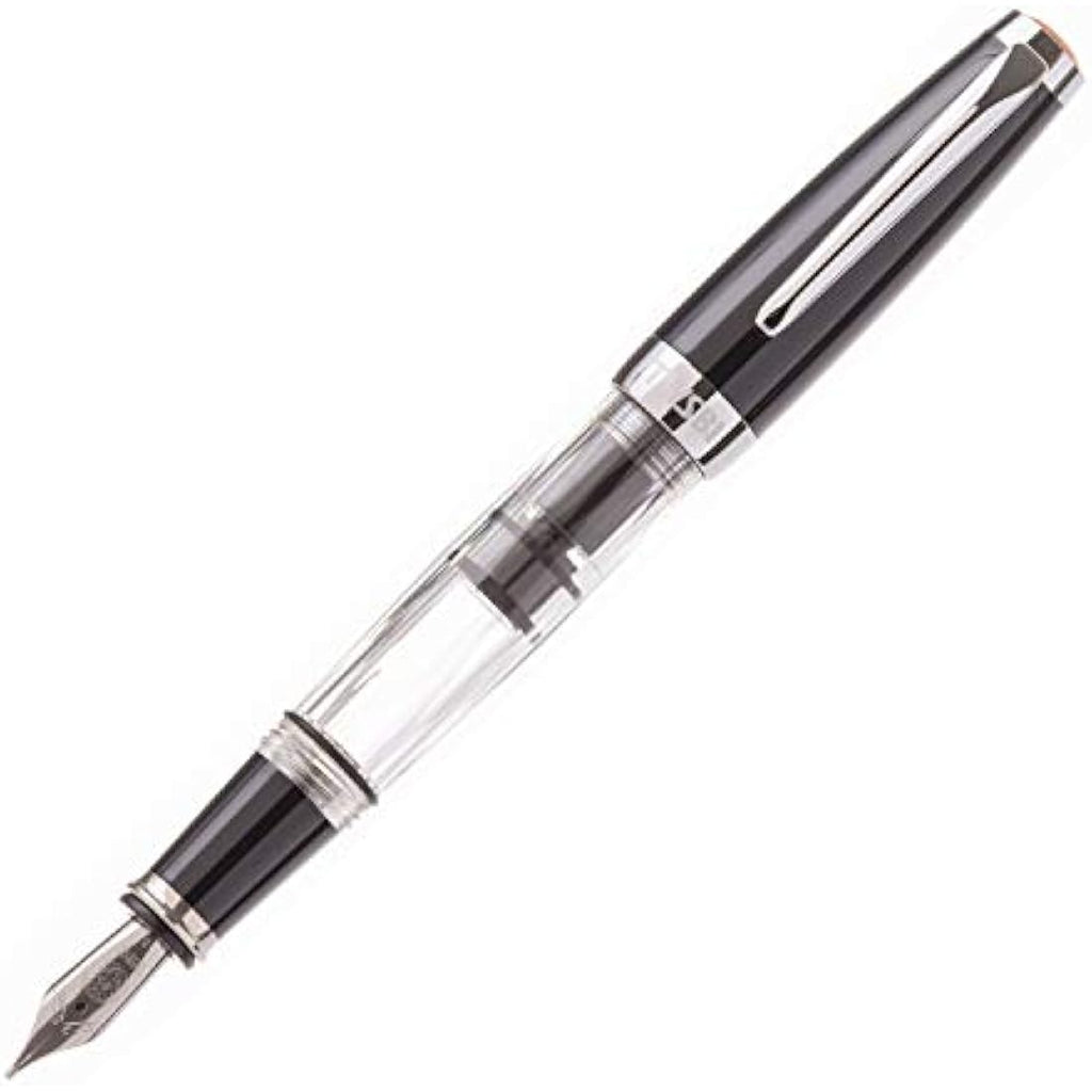 Twsbi Diamond Mini Classic Fountain Pen – Black Resin, Transparent (M)