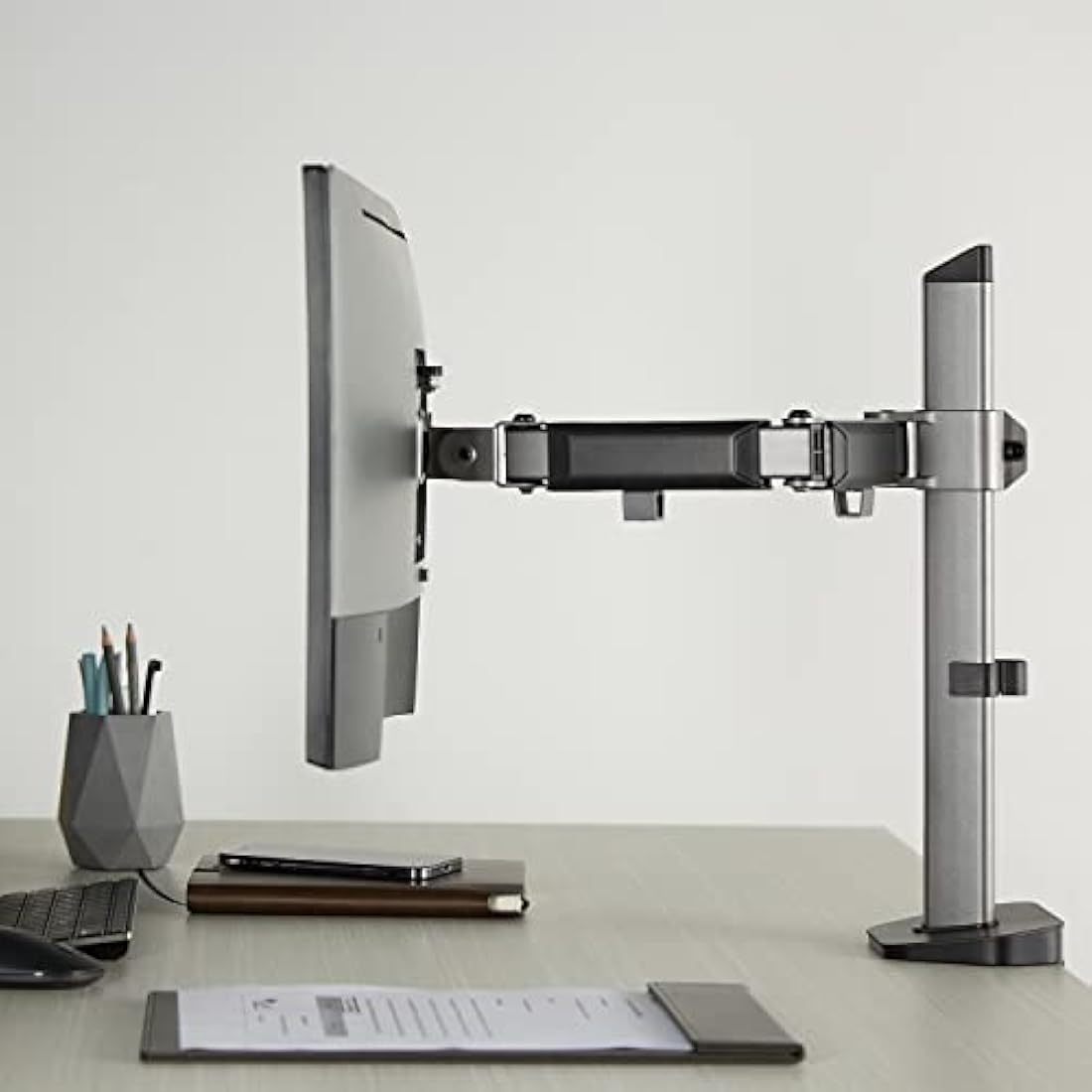 Ergo Office ER-448 Articulating Monitor Arm, 17-32", VESA Desk Mount