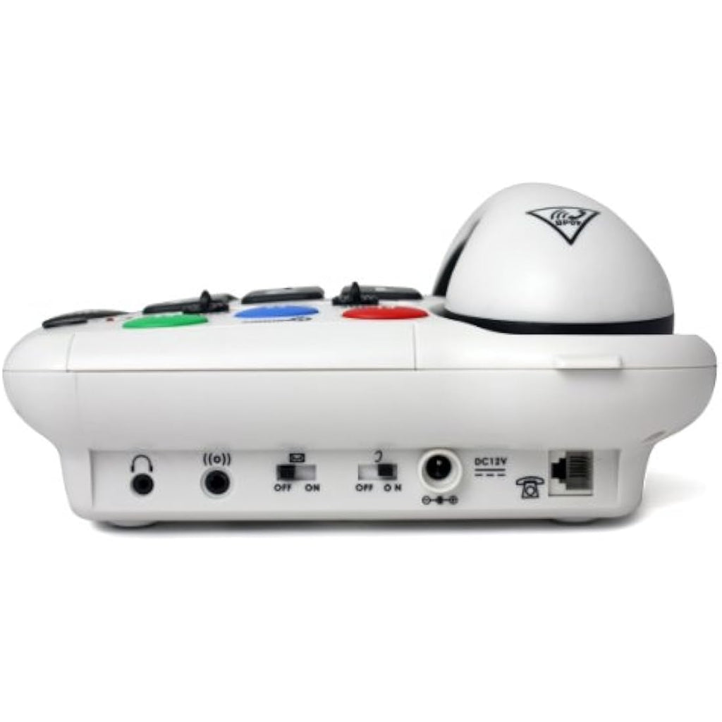 Geemarc Amplipower 50 – Amplified Corded Phone for Hearing Impaired | White