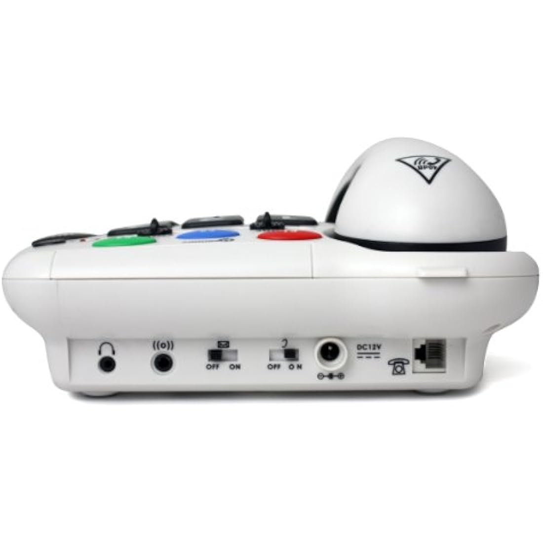 Geemarc Amplipower 50 – Amplified Corded Phone for Hearing Impaired | White