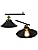 Jolof Store Industrial 3-Light Pendant – Vintage Matte Ceiling Fixture