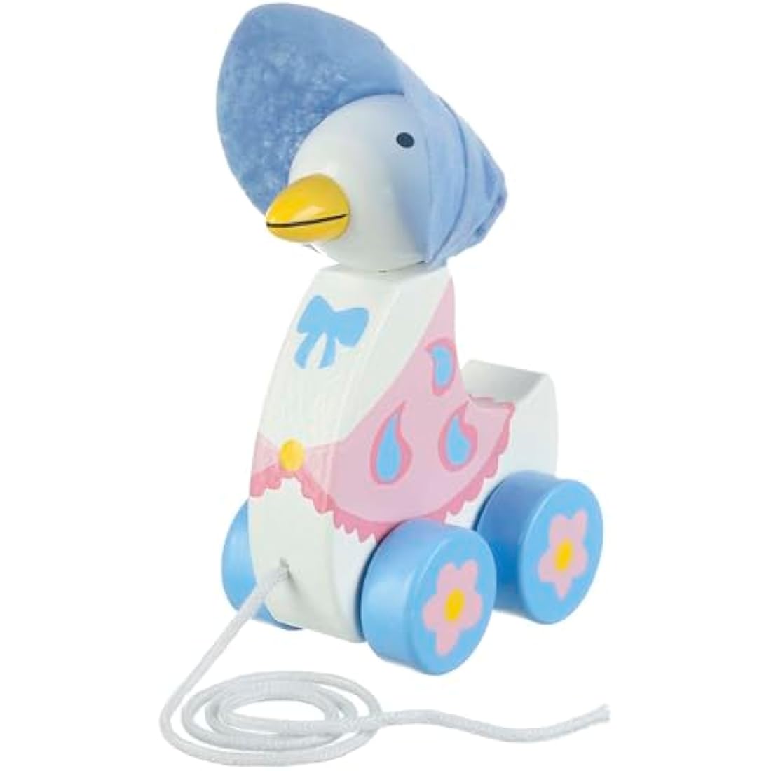 Orange Tree Toys Peter Rabbit Jemima Puddleduck Wooden Pull Along Toy