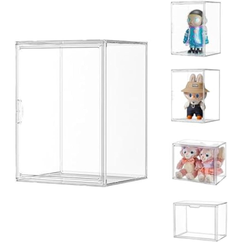 Siyecioa Acrylic Display Case – Stackable Clear Box for Collectibles