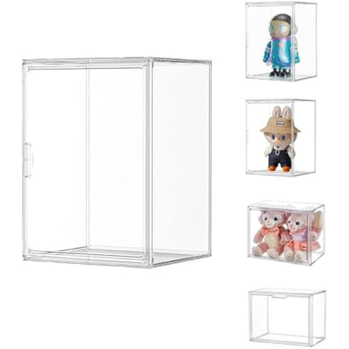 Siyecioa Acrylic Display Case – Stackable Clear Box for Collectibles