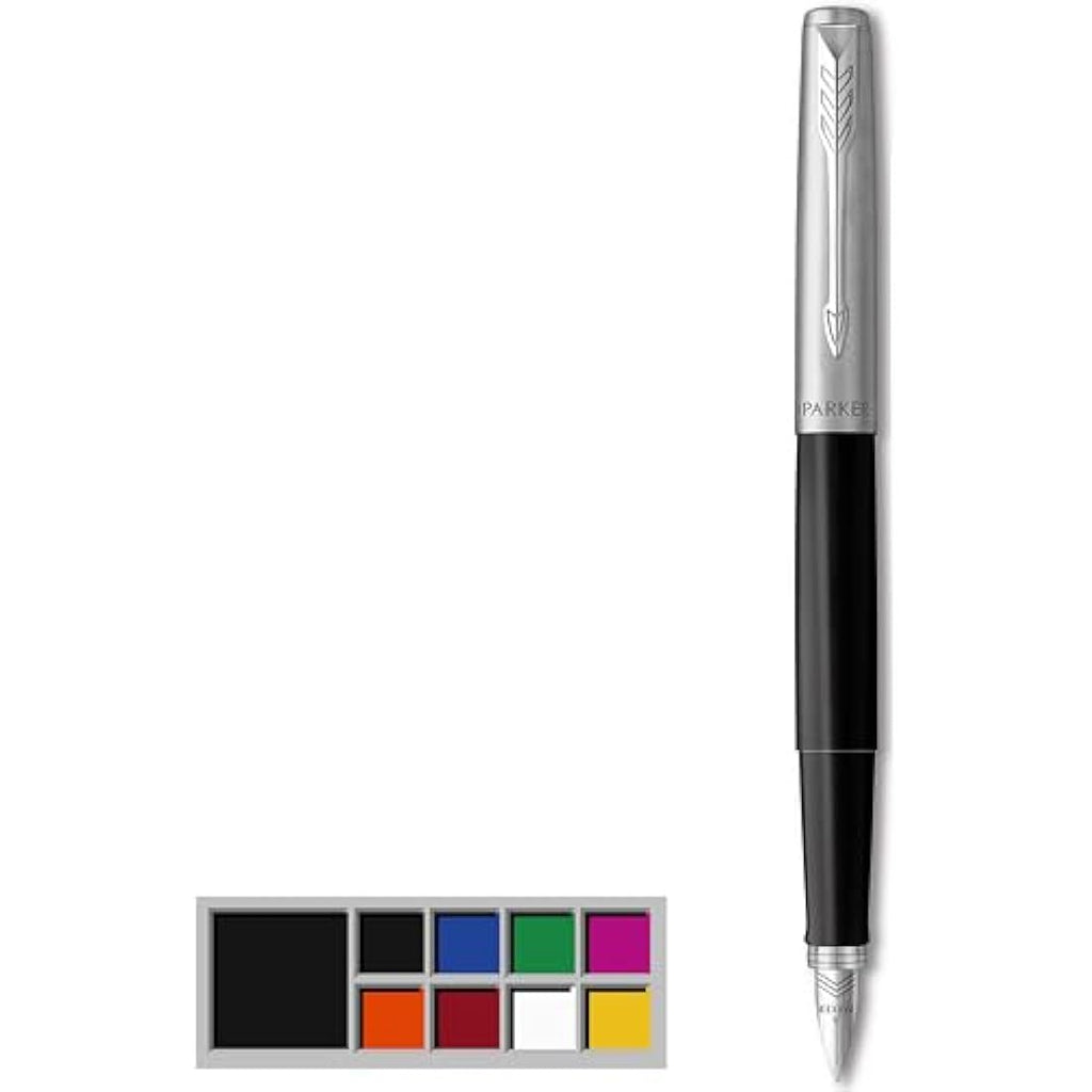 Parker Jotter Originals Fountain Pen - Classic Black - Medium Nib