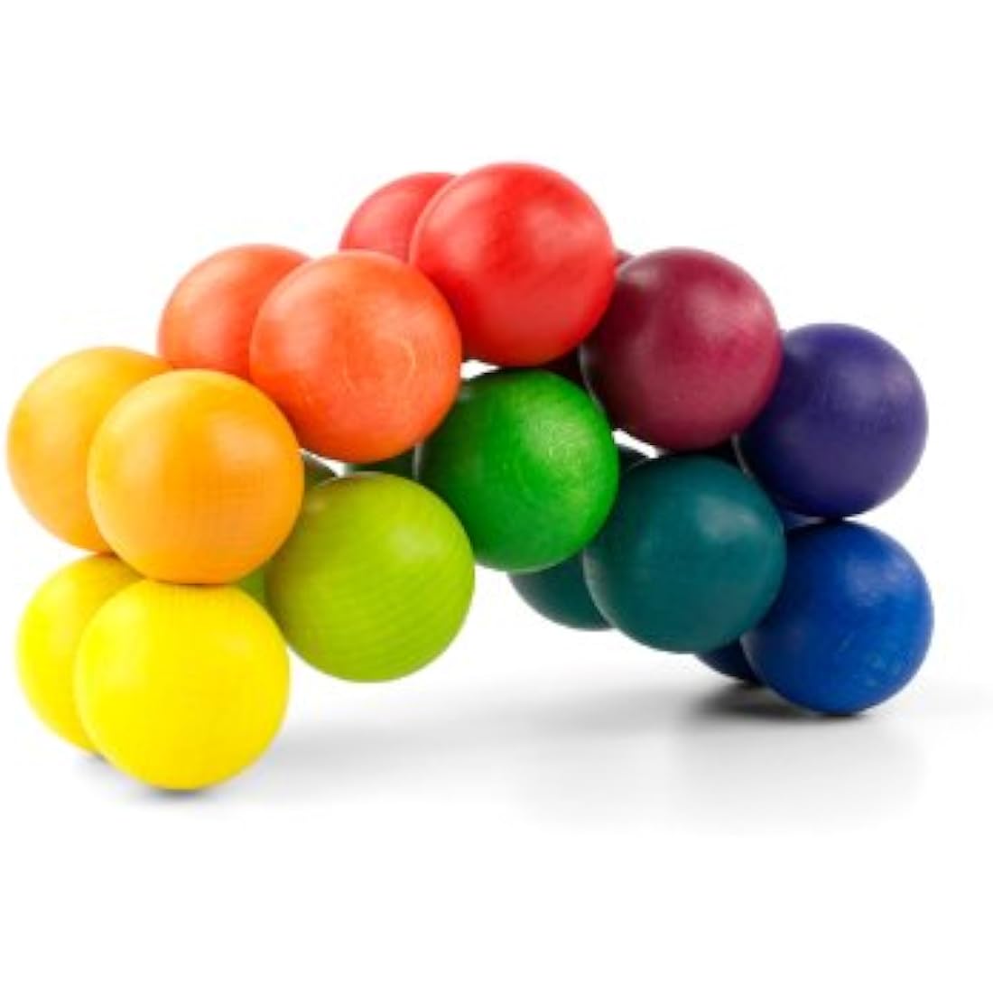 Playable ART Ball – Colorful Wooden Sensory Toy & Desk Sculpture