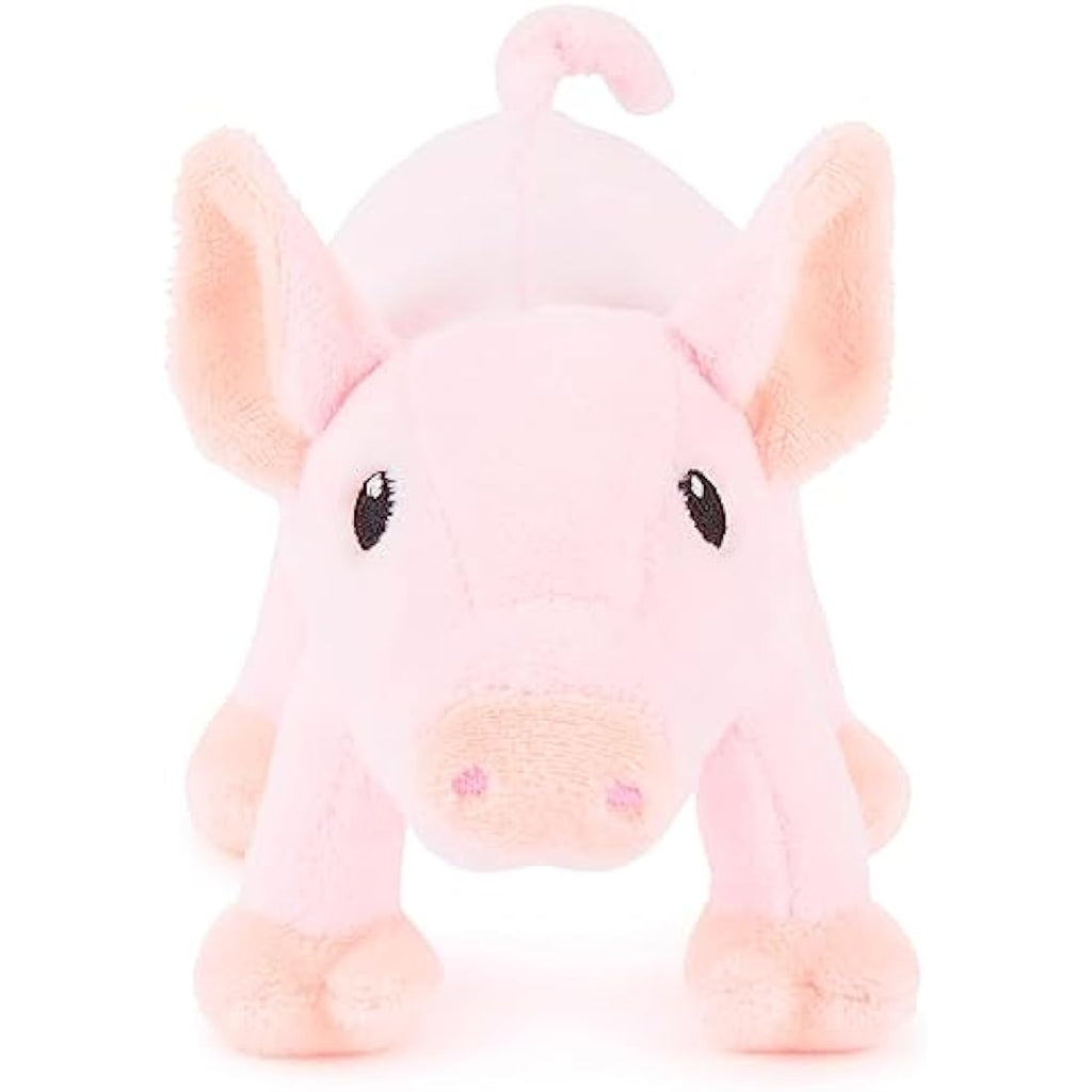Zappi Co Recycled Piglet Plush Toy | 14cm Eco-Friendly Stuffed Animal