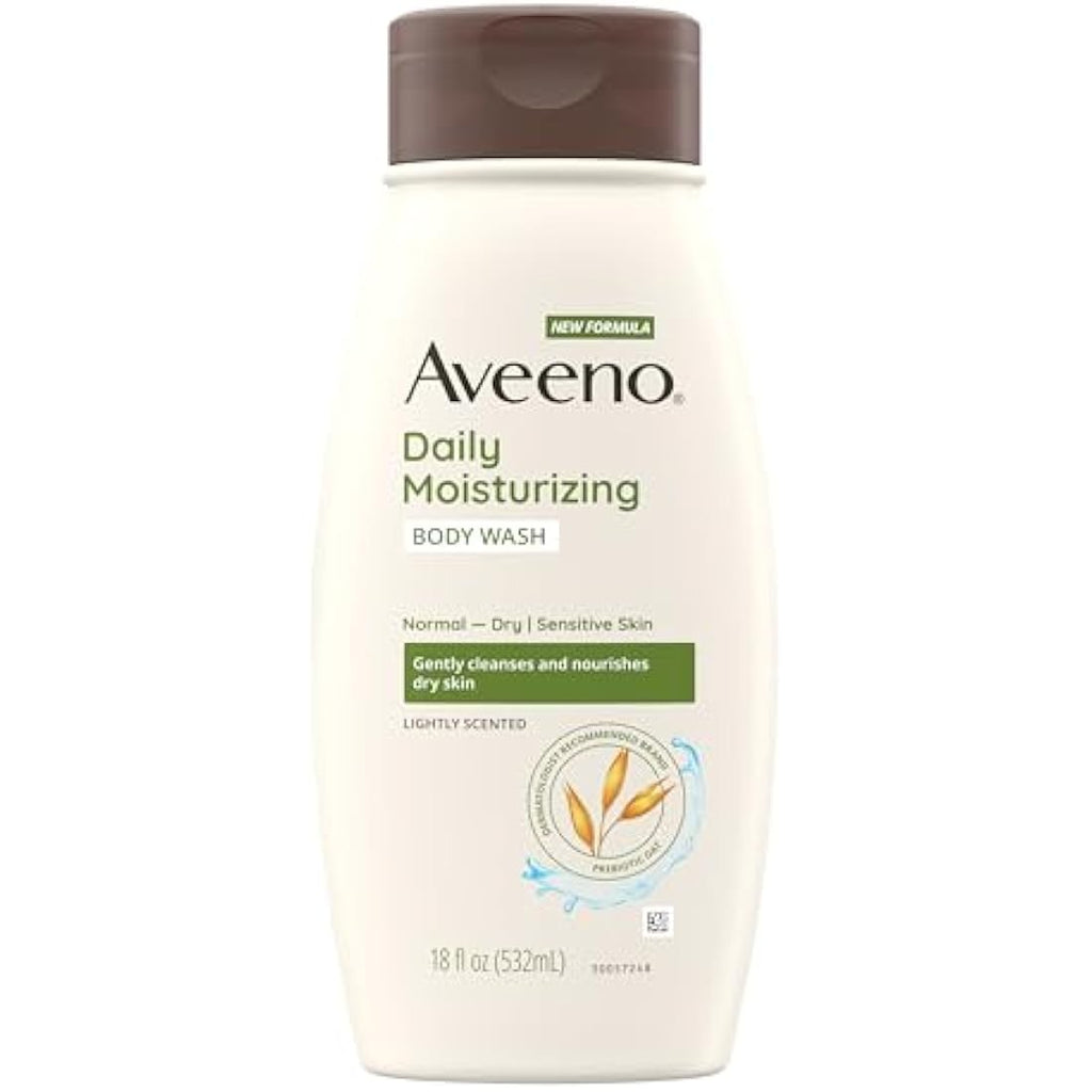Aveeno Daily Moisturizing Body Wash with Natural Oatmeal | 18 Fl. Oz
