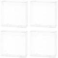 BENECREAT 30PCS Clear PVC Wedding Favor Boxes – 10x10x3cm Gift Boxes