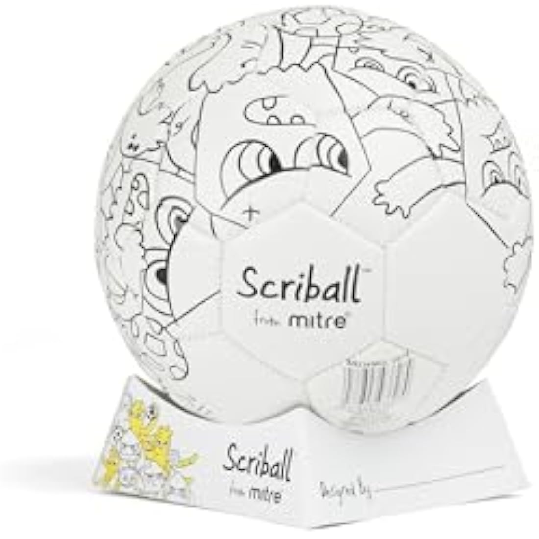 Mitre Scriball Ooodles Mini Football – Customizable Ball with Pens