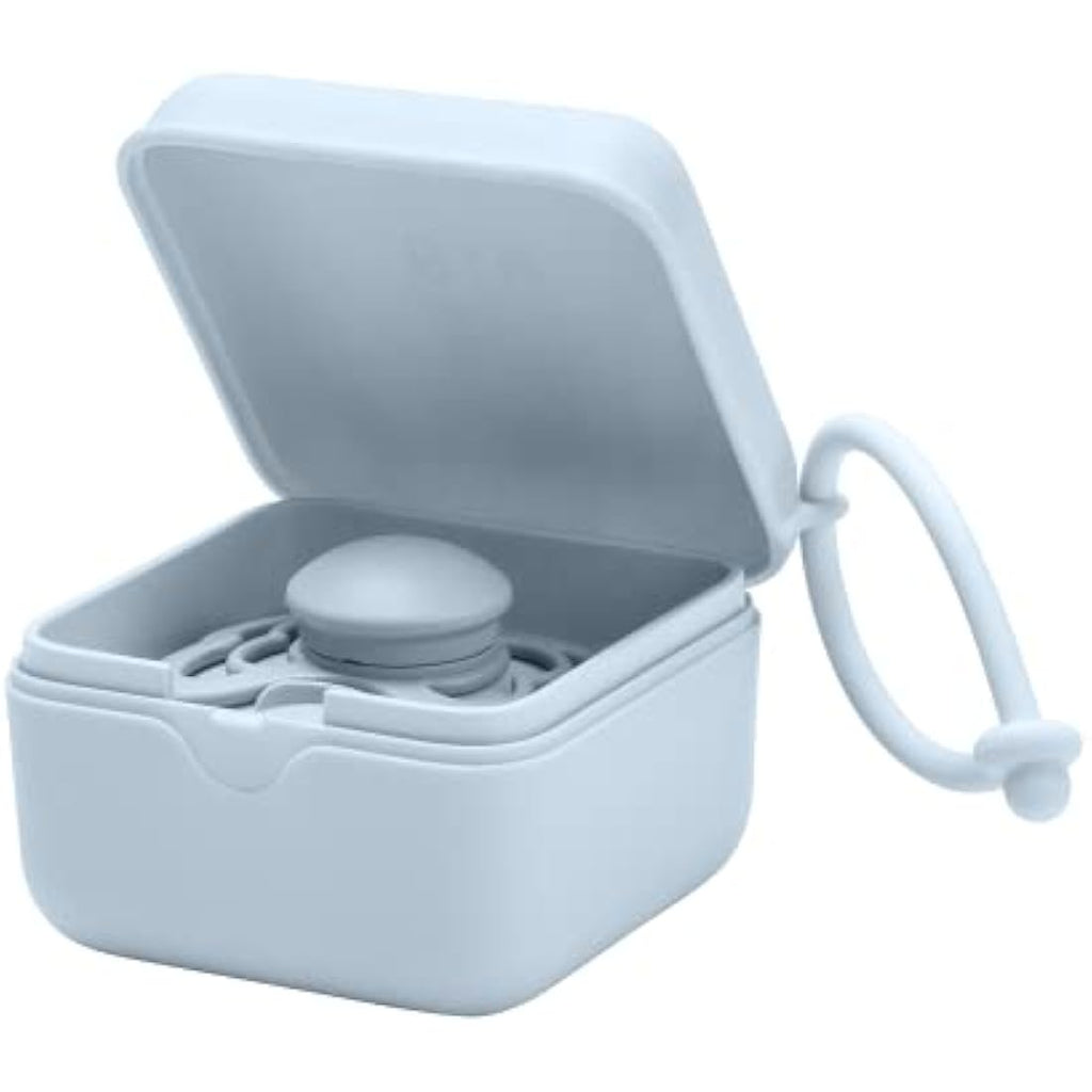 BIBS Pacifier Box and Microwave Sterilizer - BPA-Free - Baby Blue