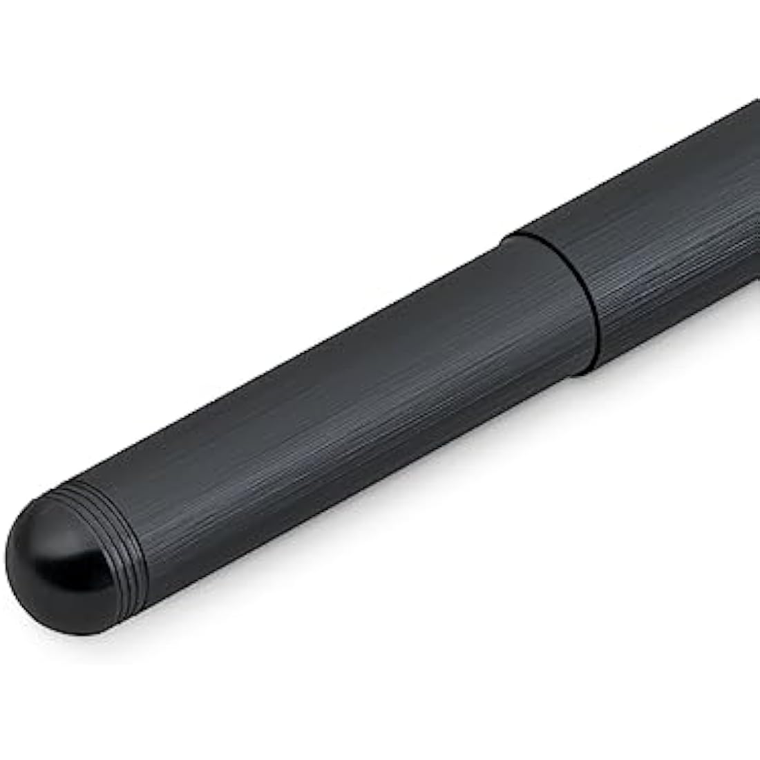 Kaweco Supra Fountain Pen - Black Aluminum - Extra Broad BB Nib