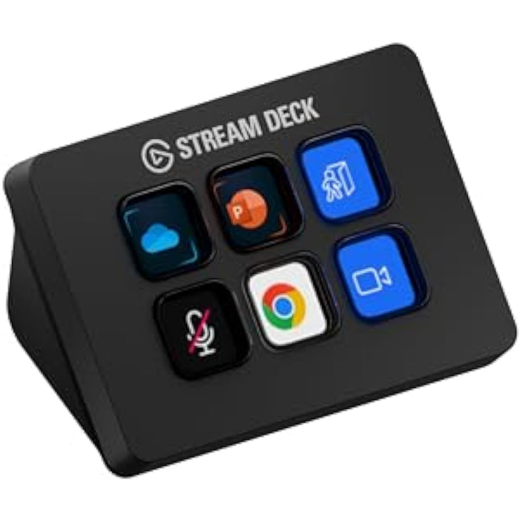 Elgato Stream Deck Mini – Customizable LCD Macro Pad for PC and Mac