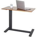 FATIVO Adjustable Overbed Table – C-Shaped Rolling Laptop Side Table