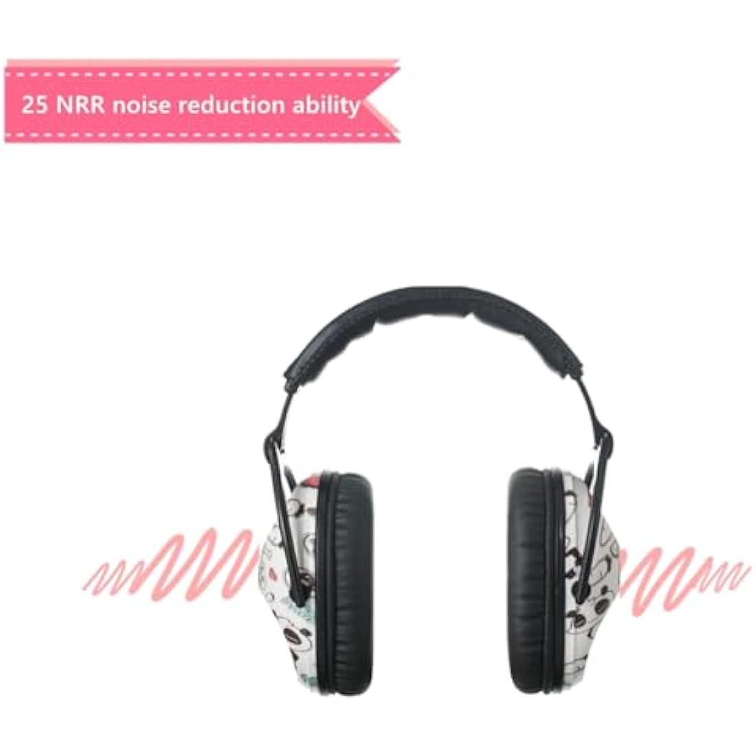 PROTEAR Kids Ear Defenders – 28dB Noise Cancelling Earmuffs (Panda)