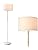 Jolof Store Modern Floor Lamp – Minimalist Standing Lamp with Linen Shade
