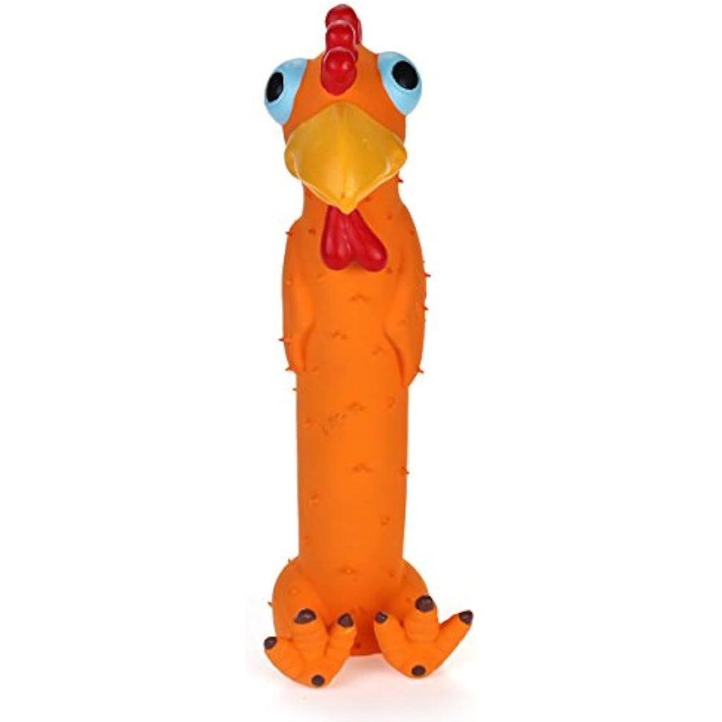Chiwava Squeaky Latex Dog Toys – 3 Pack Non-Toxic Animal Fetch Sticks