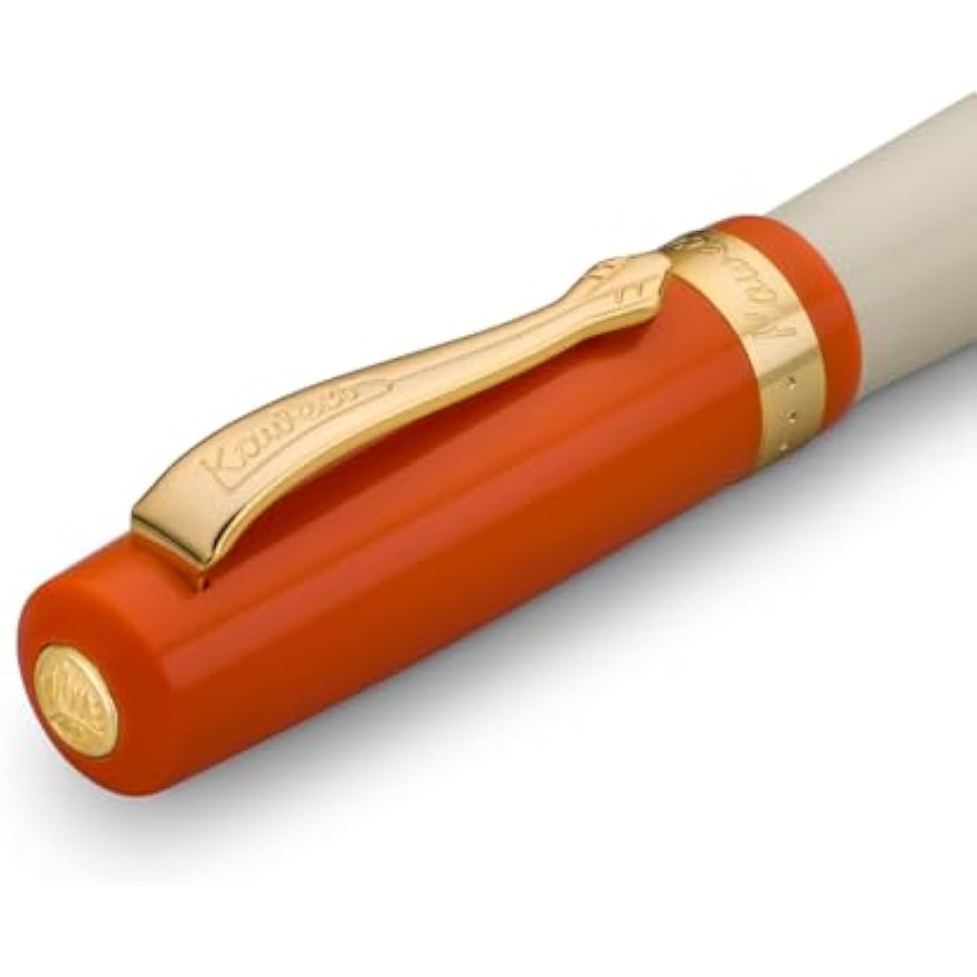 Kaweco Student 70's Soul Fountain Pen | Orange & Cream Acrylic | Fine Nib