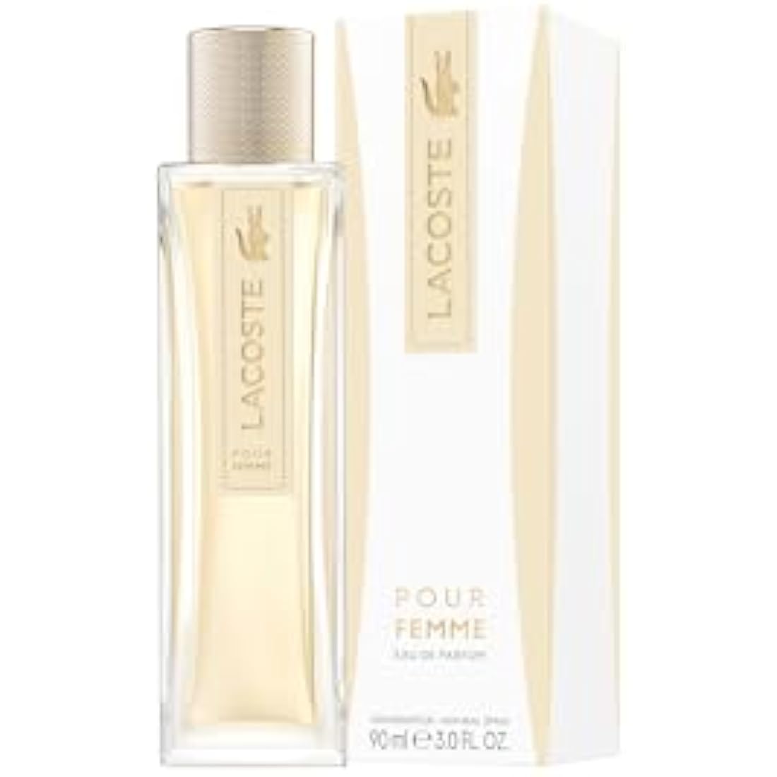 Lacoste Pour Femme Eau de Parfum – Floral & Woody Women's Perfume, 90ml