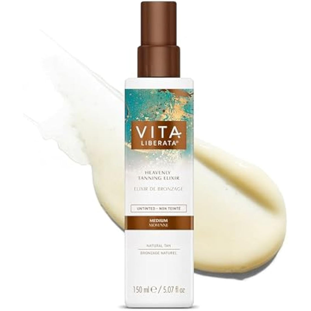 Vita Liberata Heavenly Self Tanning Elixir – Medium Untinted Tan 150ml