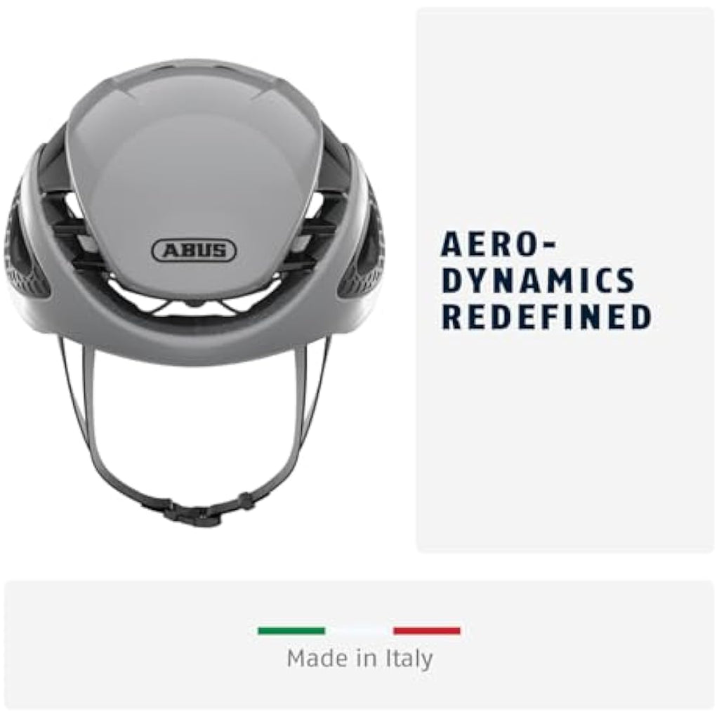 ABUS GameChanger Aerodynamic Racing Bike Helmet – Black, Size S