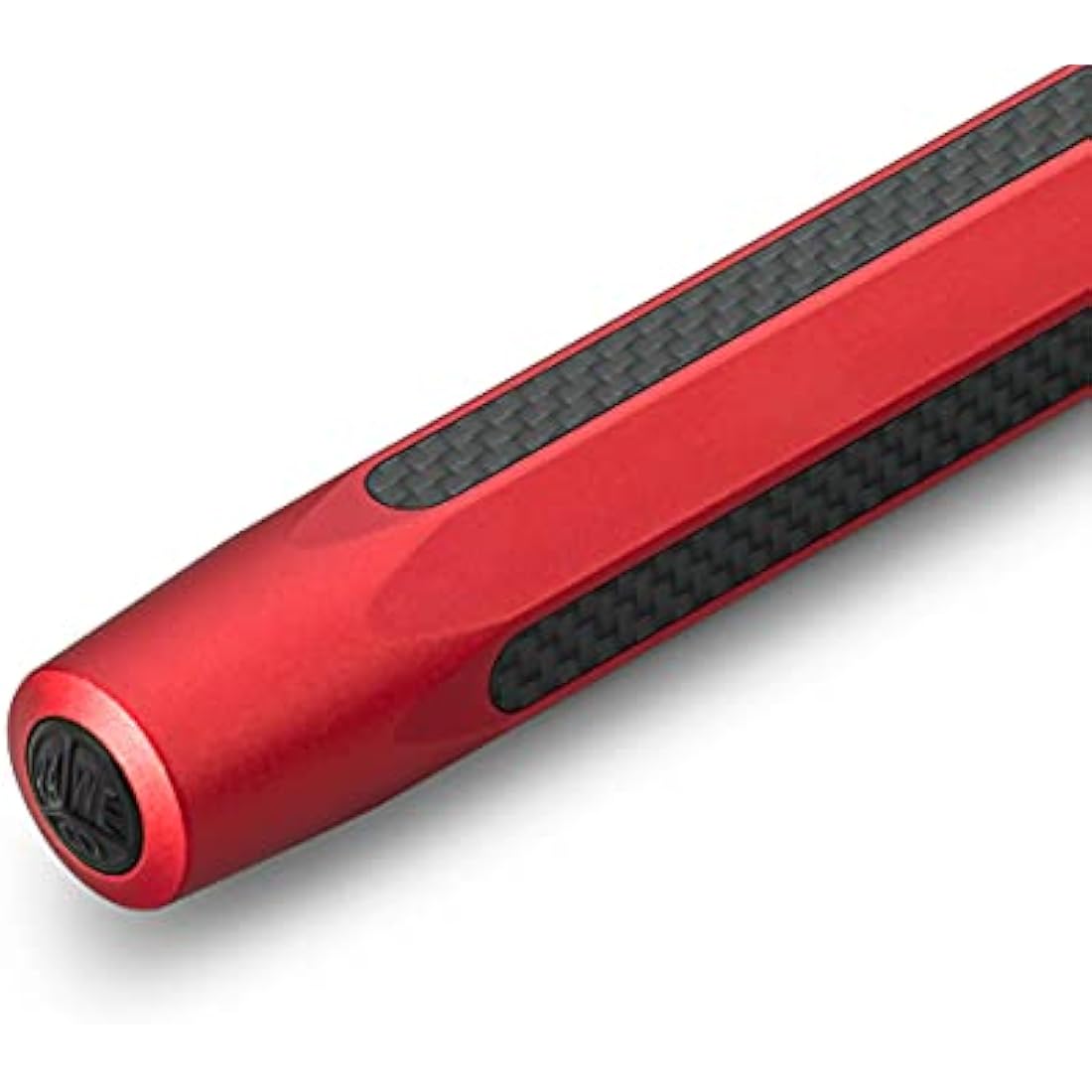 Kaweco AC Sport Fountain Pen – Red Aluminium and Carbon – Medium Nib