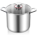 Joyfair 10L Stainless Steel Stock Pot | Tri-Ply Induction Soup Pot